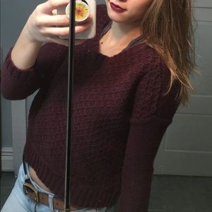 cropped sweater